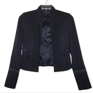 Alessandro Dell'acqua Black Blazer Jacket with Chain Detail EU 40 / Small